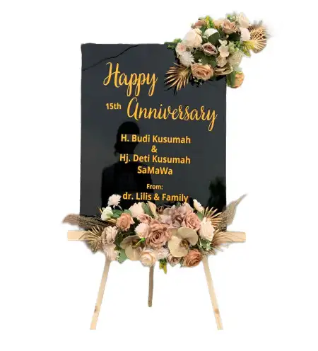 Papan Bunga Akrilik Maos