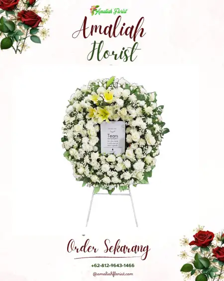 Krans Bunga Duka Maos